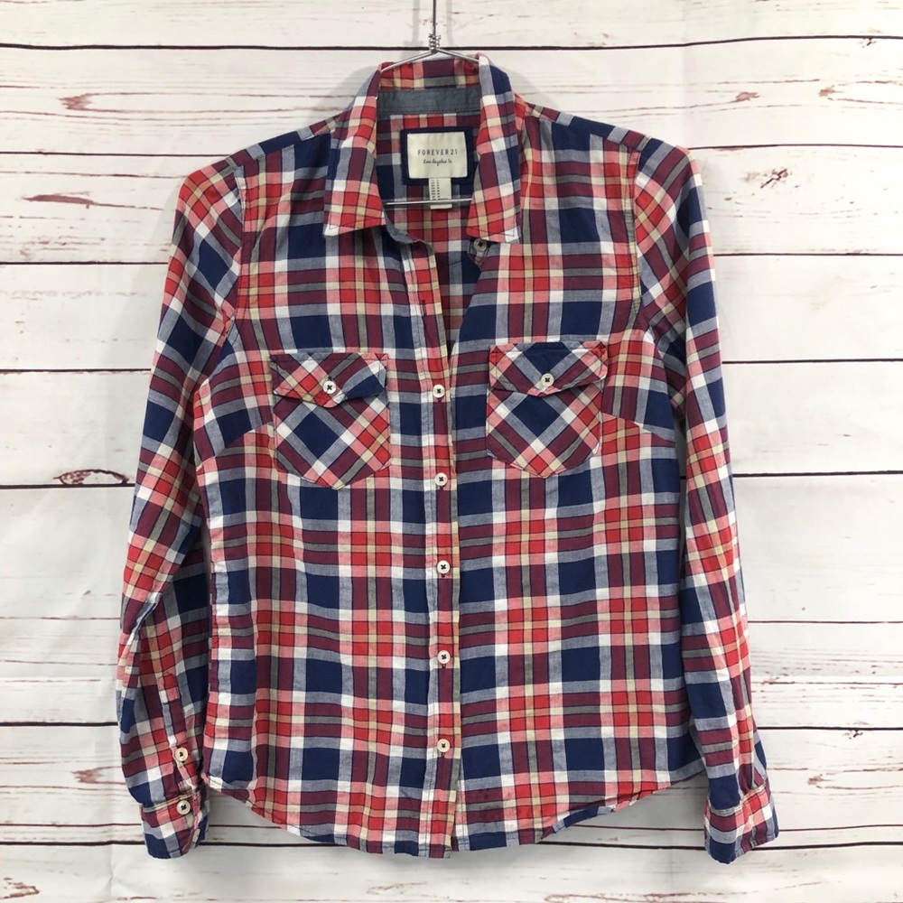 Cute plaid top from Forever 21